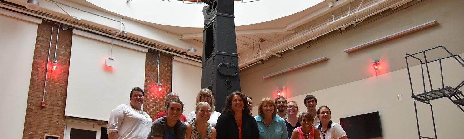 Teachers in the Boeing Observatory