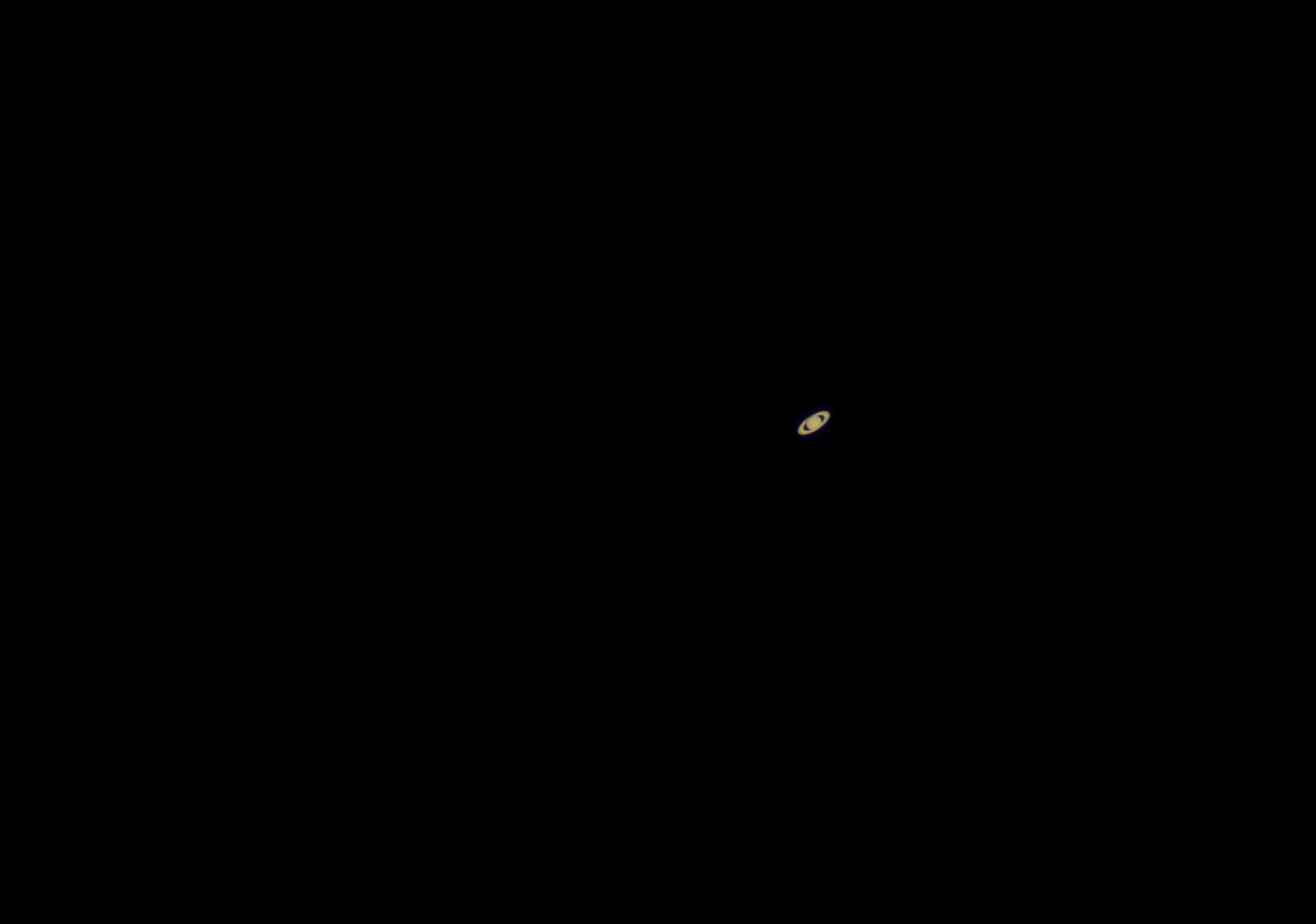 An image of Saturn taken through our Clark telescope at SCSM