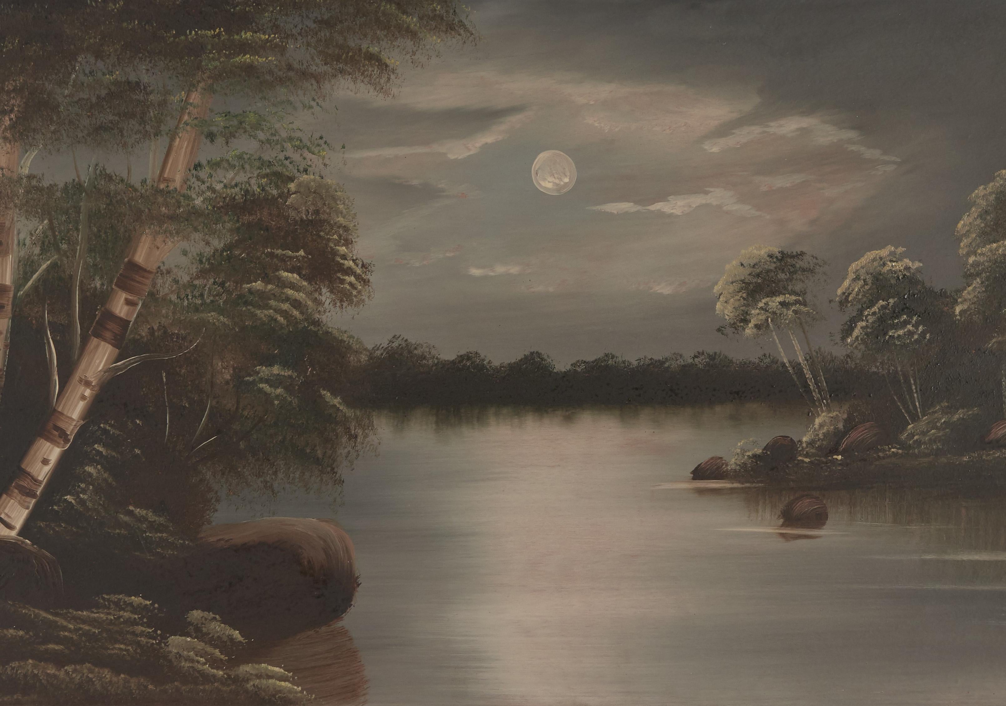 SC89.158.1a-Cropped of [Scene of River at Early Evening]