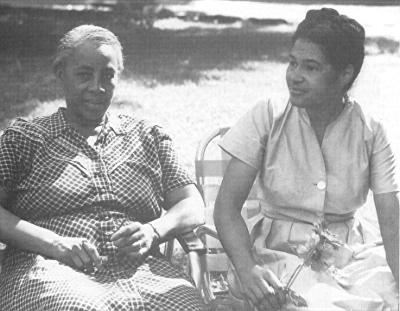 Septima P. Clark with Rosa Parks