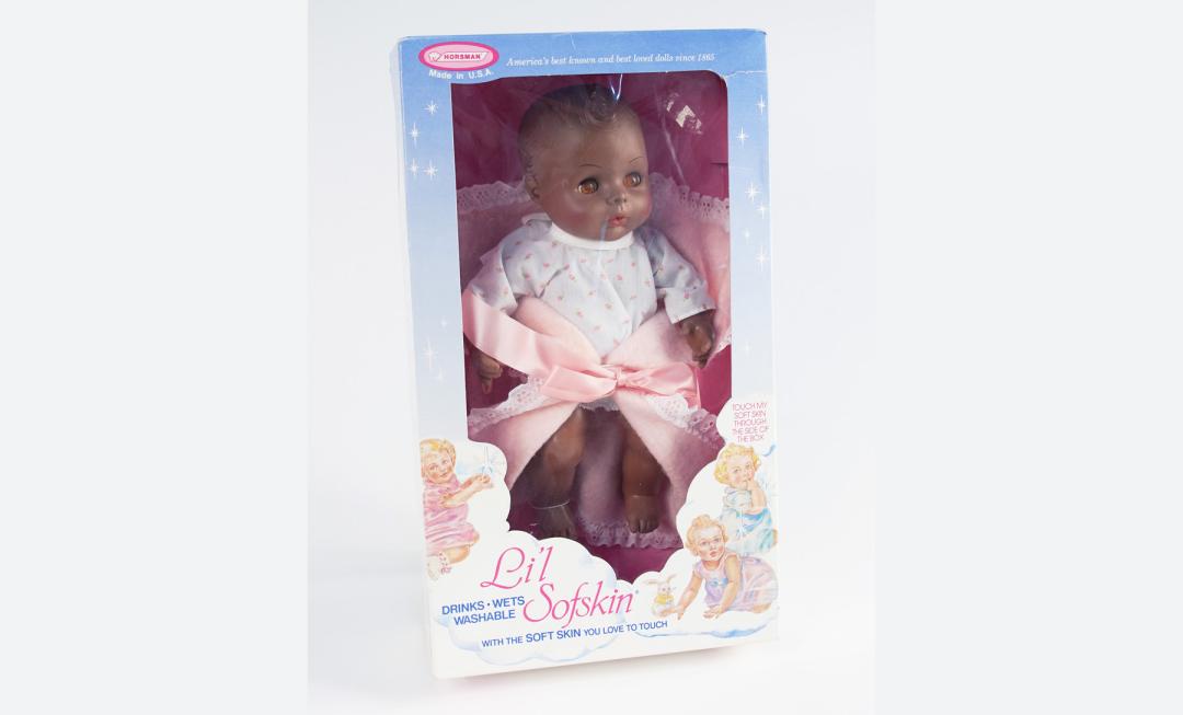 Packaging of a Lil' Softskin Baby Doll